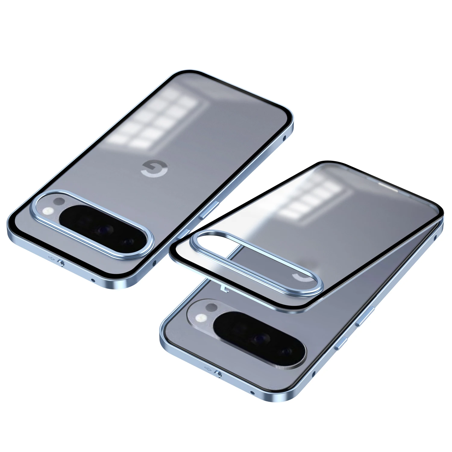 Funda para Google Pixel 10 Pro XL, aleación de aluminio, marco de Metal, cubierta protectora de cámara de vidrio templado para Google Pixel 10 Pro - imagen 2