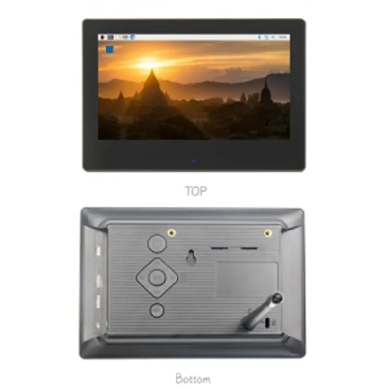 Módulo táctil capacitivo, pantalla LCD de 7,0 pulgadas, 1024x600, HDMI, IPS, USB, Panel de Monitor con carcasa para Raspberry Pi - imagen 2