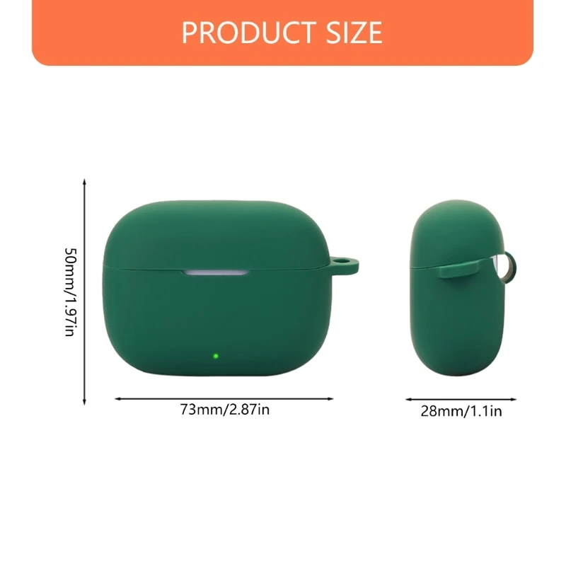 Funda protectora para auriculares T310, carcasa de silicona a prueba de polvo, lavable, caja de carga, a prueba de golpes, para Realme - imagen 4