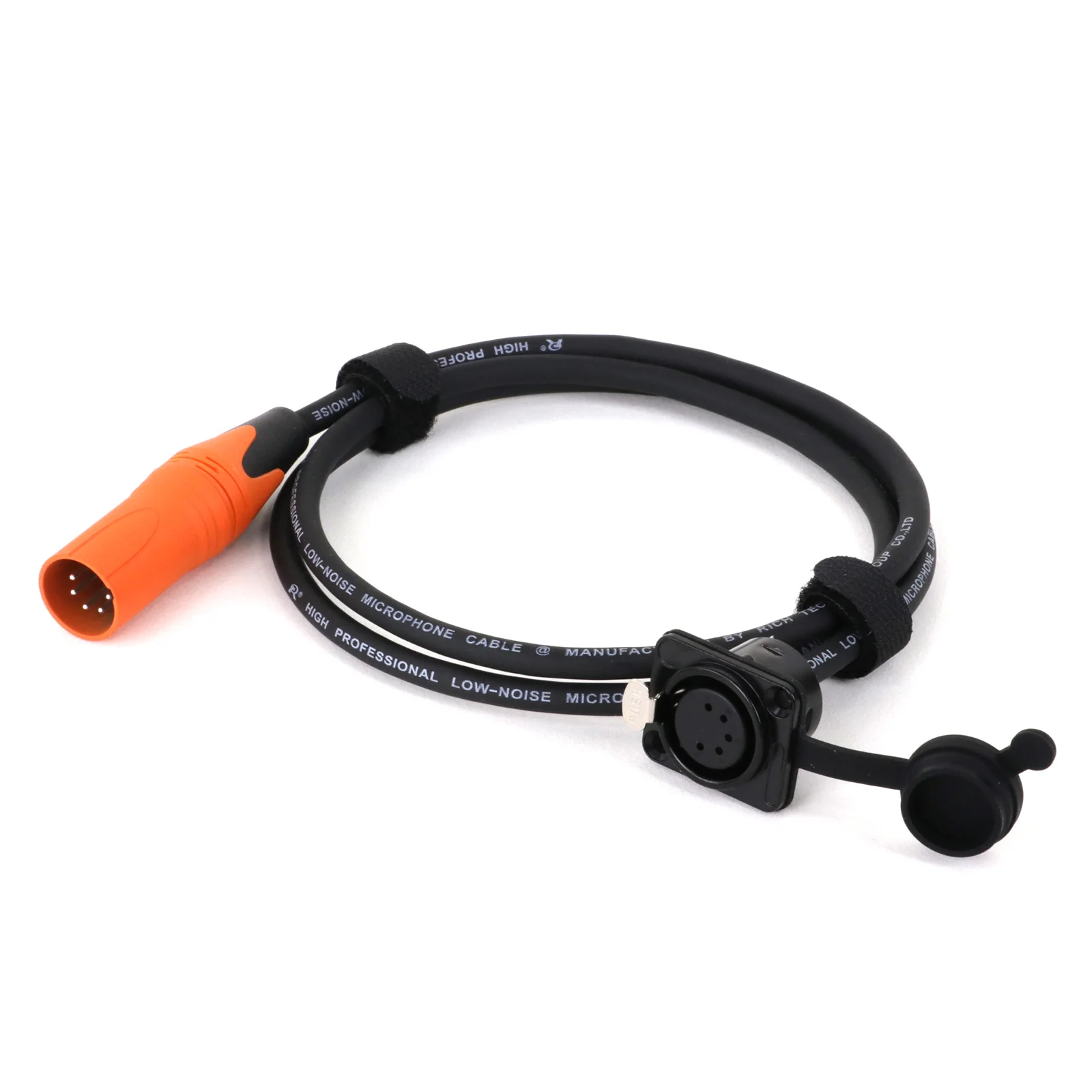 Montaje en panel hembra XLR de 5 pines tipo D de 0,3 M-15 M para pasar a través del cable XLR del conector macho-sin soldadura para instalaciones de audio profesionales - imagen 3