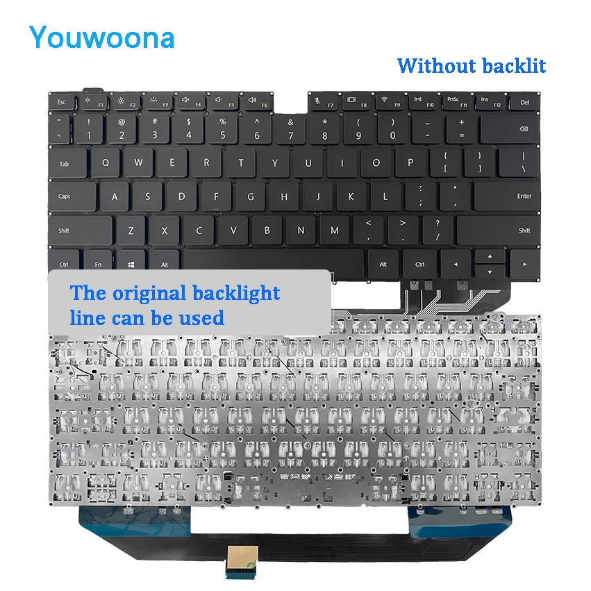Teclado ORIGINAL para ordenador portátil, nuevo, para HUAWEI MACH-W19, MACH-W29BL, MACH-W19L, WX9 - imagen 2