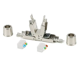 Extensor RJ45 Cat6a/Cat7 Blindado Ethernet Gigabit