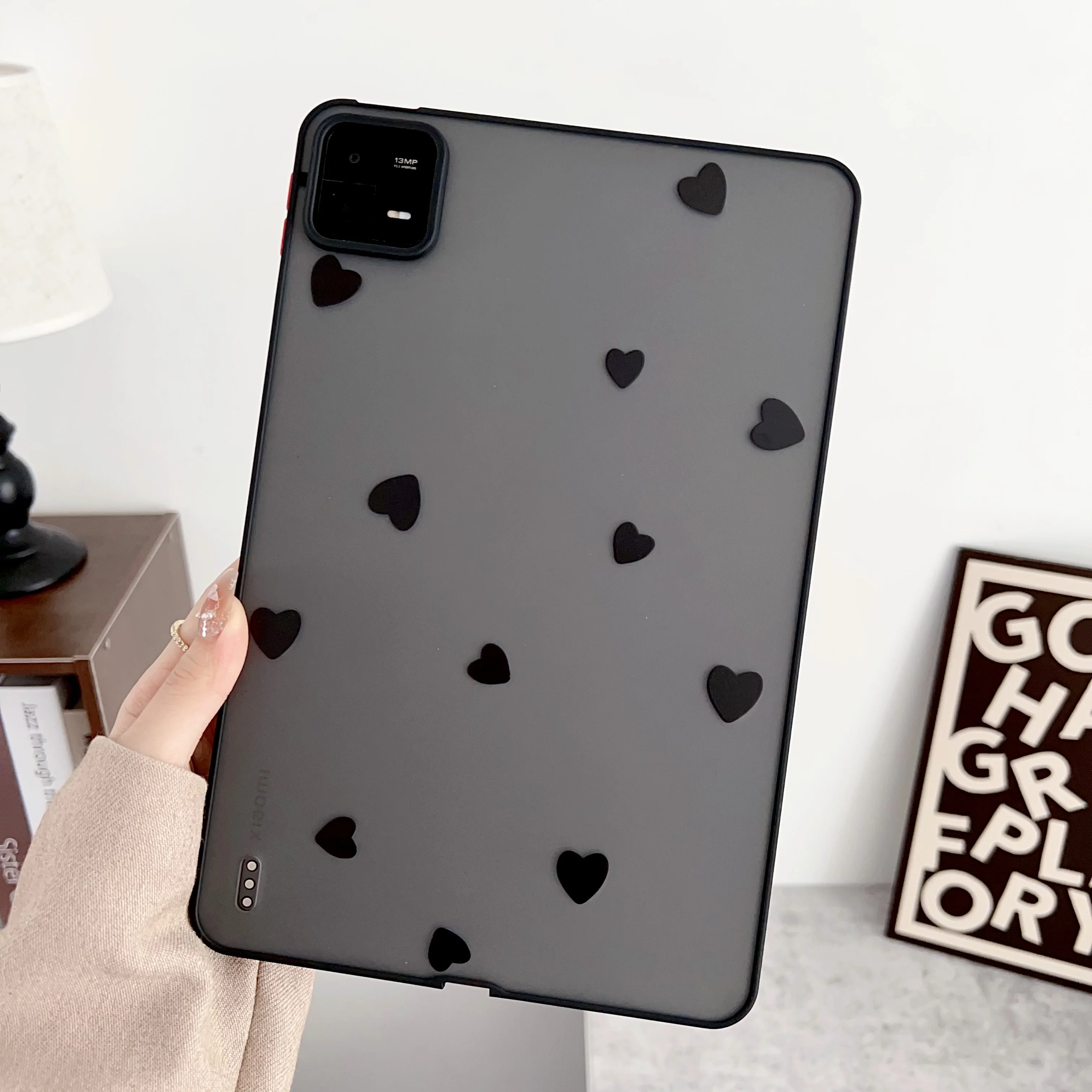 Funda de Tpu pintada para Xiaomi Pad 6s Pro 12,4 2024 6 5 Pro 11 pulgadas, cubierta trasera de Pc amigable con la piel a prueba de golpes para Redmi Pad SE 2023 - imagen 3