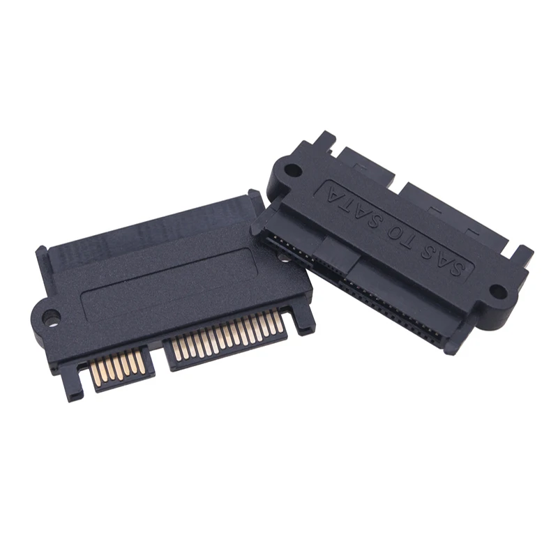 Adaptador SFF-8482 SAS a SATA 3,0, convertidor de conector SATA a SATA de 22 pines, elevador recto de 180 grados Vertical de 90 grados para HDD SSD - imagen 2