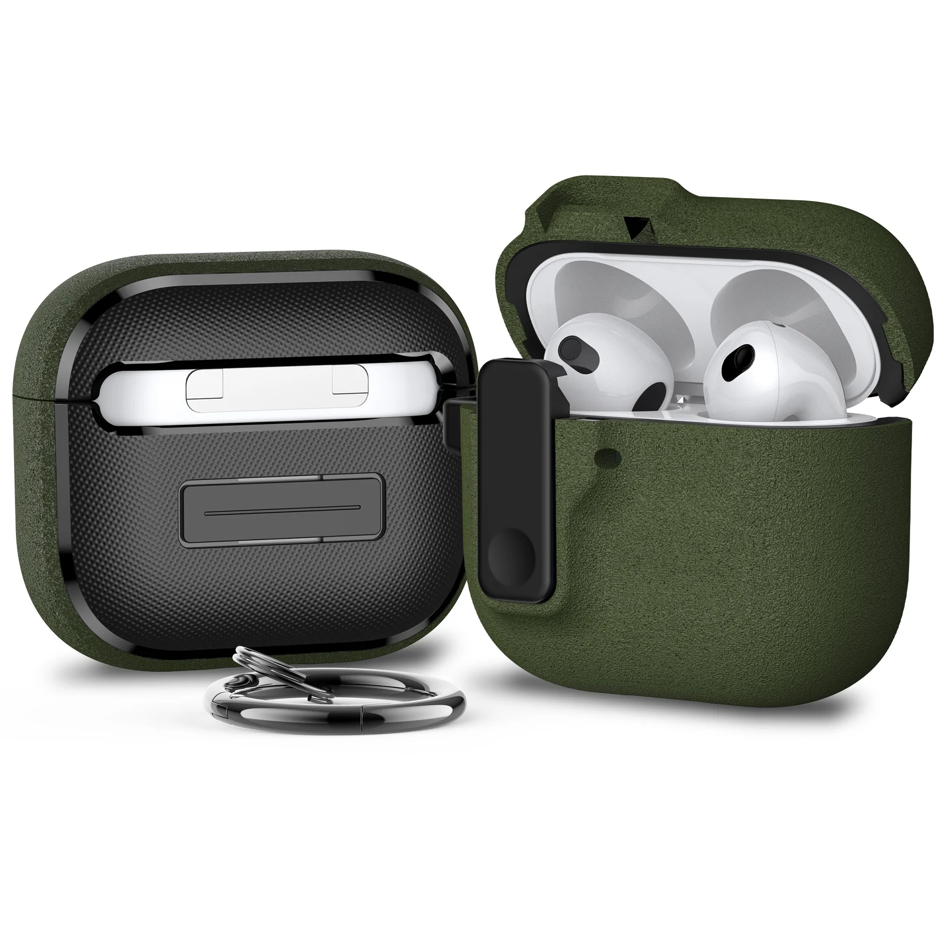 Para Airpods 4 3 Pro 2 1 funda a prueba de golpes cubierta protectora de bloqueo de seguridad para Airpods Pro 2 2a generación para AirPods 4 funda - imagen 5