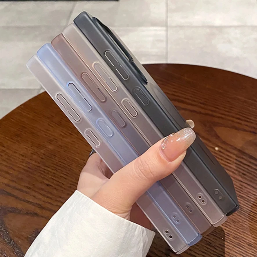 Funda magnética transparente mate delgada Magsafe de lujo para Samsung S25 + Ultra S24 FE S23 Plus S 23 24 25 - imagen 5