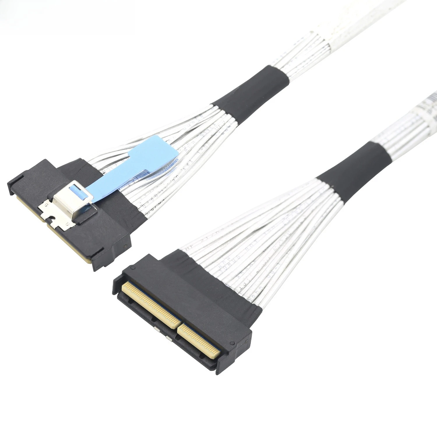Slimline SAS MCIO 5,0 124P 16X a MCIO 5,0 124P Cable adaptador de datos de servidor longitud opcional 0,25 M 0,5 M - imagen 5