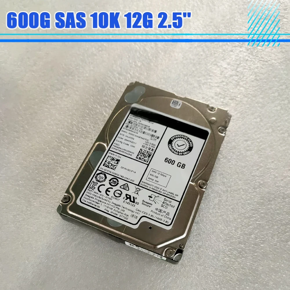 D1F14 600G SAS 10K 12G 2,5" HDD ST600MM0238 para disco duro del servidor DELL - imagen 2