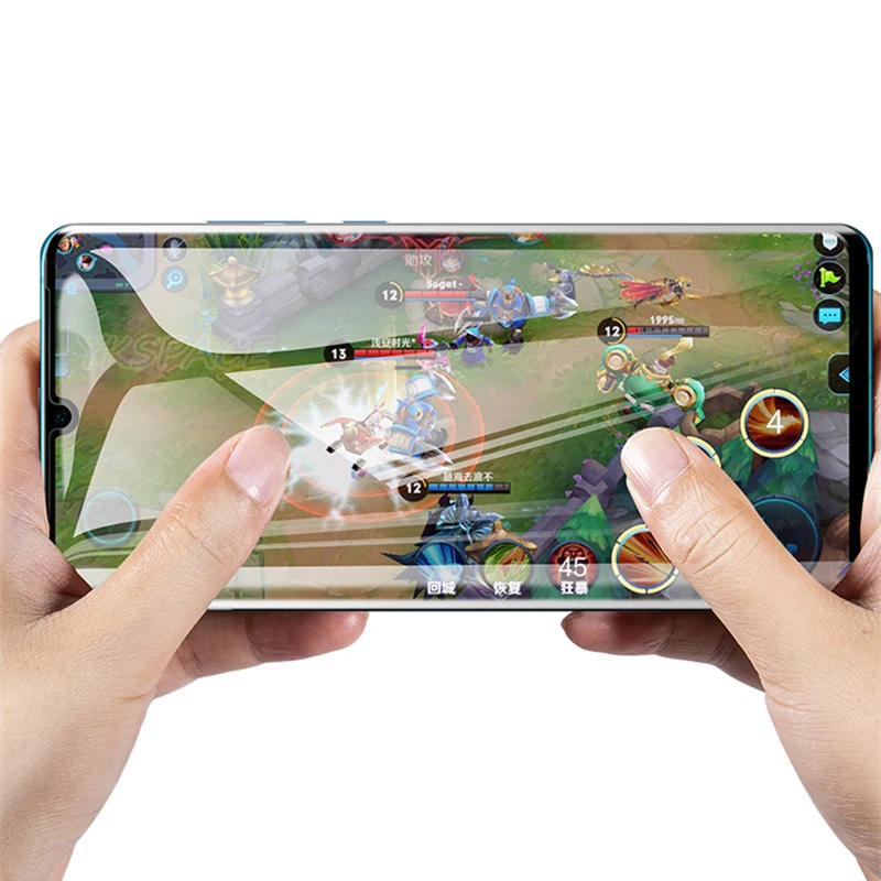 Protector de pantalla de vidrio templado transparente 9H con pegamento completo curvo 3D para Huawei Pura 70 Ultra Nova 10 P40 P60 Art Mate 50 RS Pro Plus - imagen 5