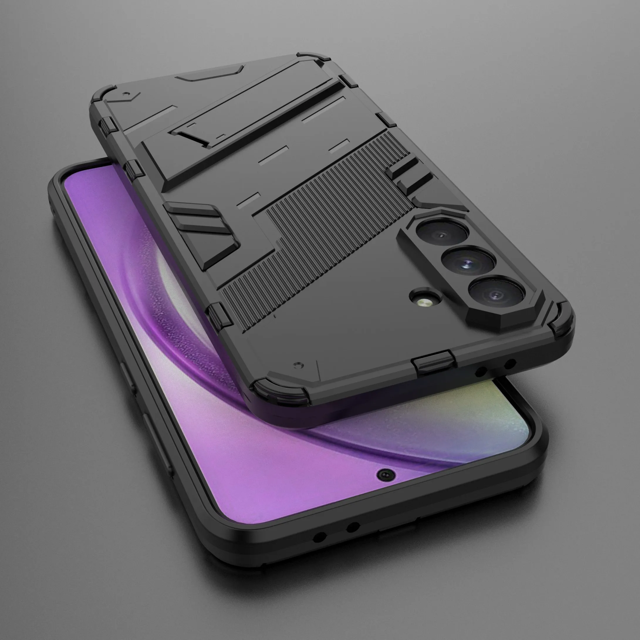 Para Samsung Galaxy A26 funda Samsung Galaxy A26 A56 A36 Fundas Coque Punk Armor a prueba de golpes funda dura para PC Samsung A36 - imagen 3