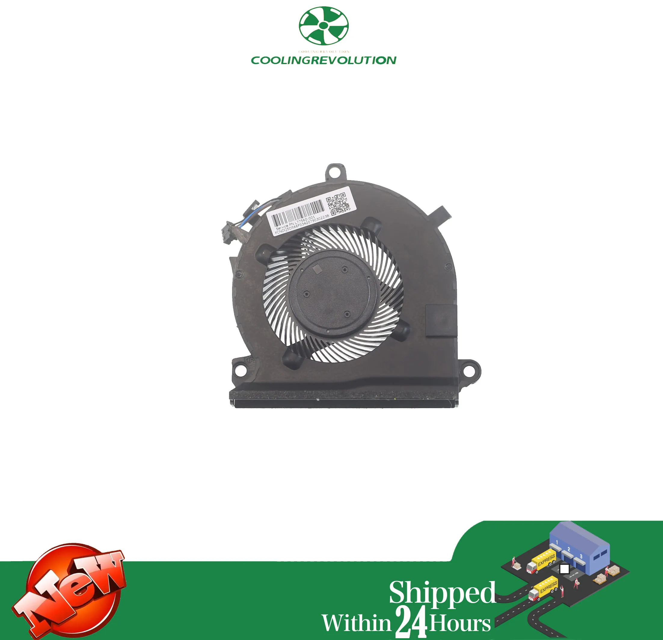 Ventilador de refrigeración para ordenador portátil, ventilador de refrigeración para CPU DFS2000055K0T DC5V 0.5A 4PIN para HP Pavilion Gaming 5 15-EC 15-EC0016AX 15-EC0075AX L77560-001 - imagen 2