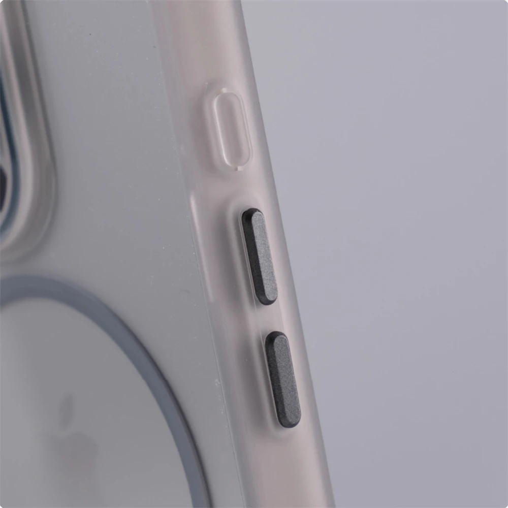 Funda transparente a prueba de golpes para Magsafe, funda transparente con carga inalámbrica magnética para iPhone 17 Air 16 Pro Max 15 14 13 12 - imagen 4