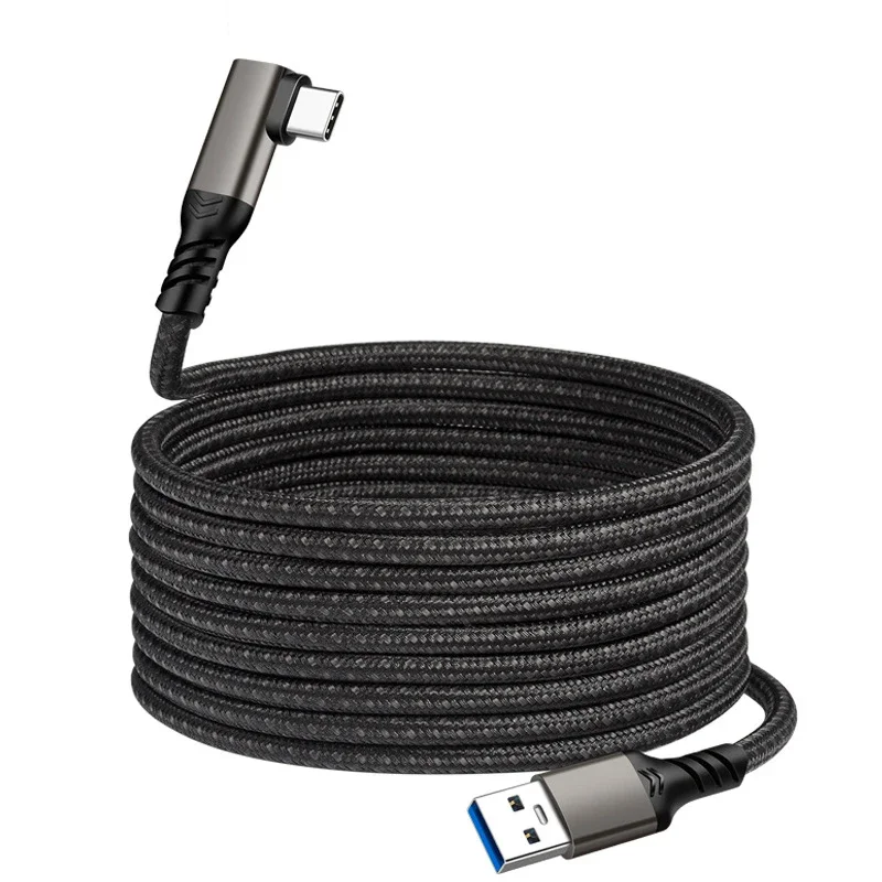 USB A a USB C 10Gbps 5m 3m Cable 3A USB3.2 Gen1 carga rápida para Oculus Quest Link VR auriculares transferencia de datos USB-A VR accesorio - imagen 5