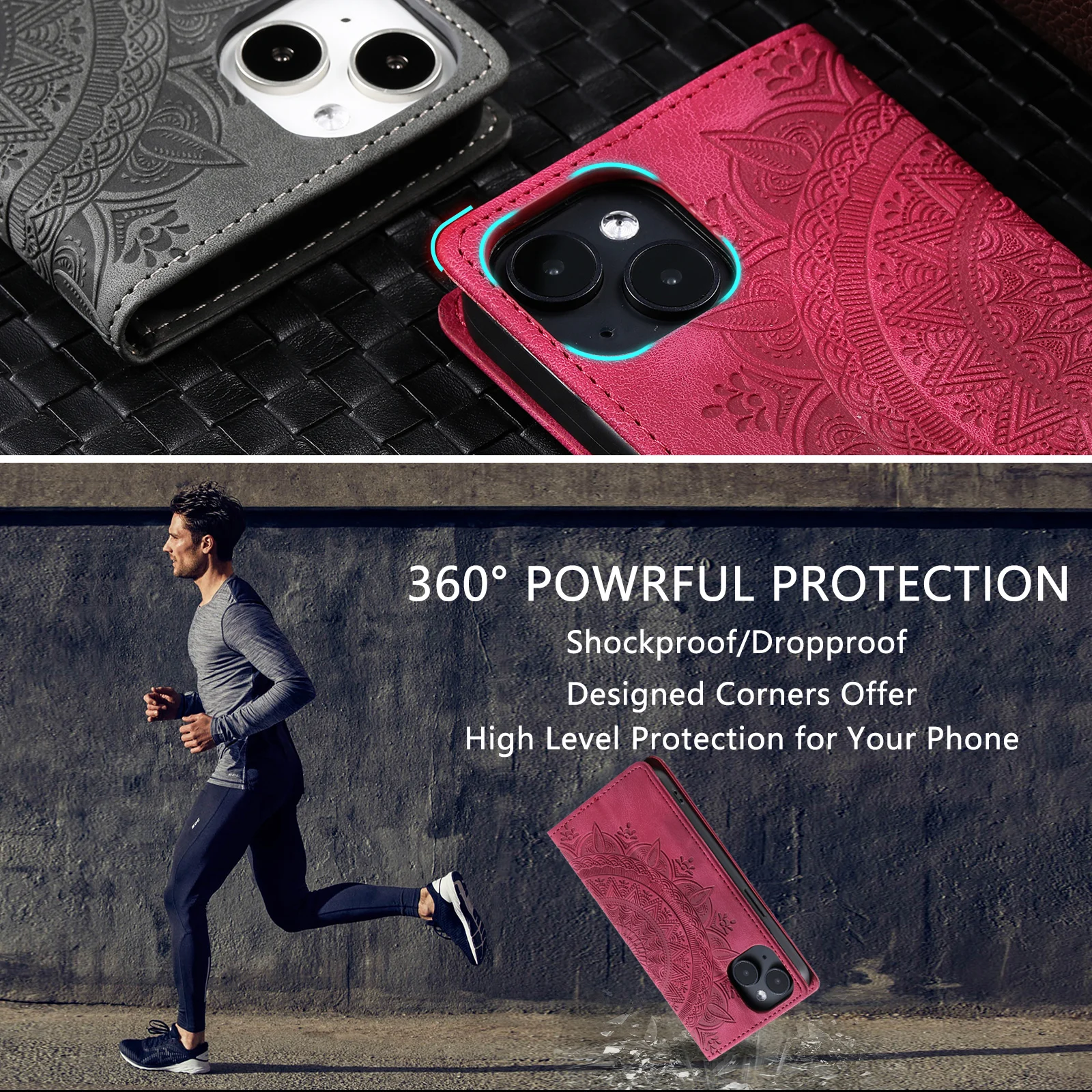 Funda de libro con estampado de flores para MOTO, cartera Solt para G84, G54, G14, G73, G53, G13, G23, G72, G32, G62, G42, G52, G22, G31, G41 G, Stylus 5G, 2023 - imagen 5