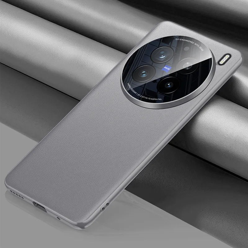 Para VIVO X200, X200 Pro funda ELVEV la más nueva funda protectora de cuero PU ultrafina para teléfono