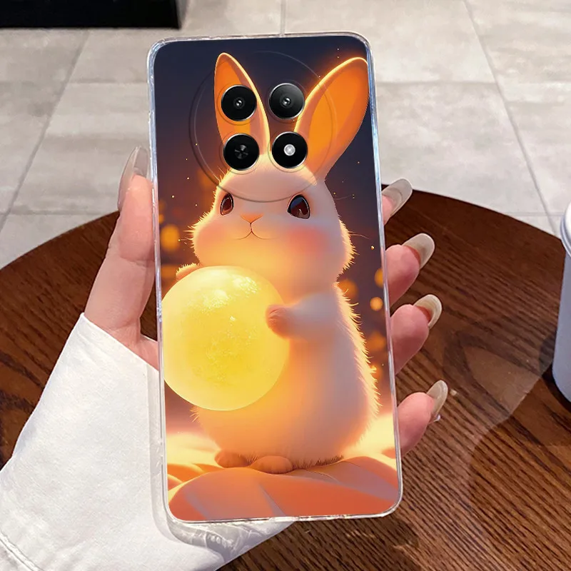 Funda Transparente de TPU para Realme 13 13+ 5G, Funda de Lujo con Diseño de Dragón, Linda y Genial para Chicos y Chicas, Carcasa Trasera para Realme 13 Plus 5G - imagen 4
