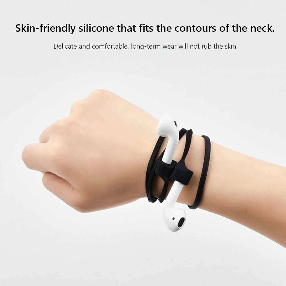 Correa magnética para auriculares AirPods 2, 3 pro, inalámbrica, con Bluetooth, para el cuello, cuerda colgante, antipérdida - imagen 5