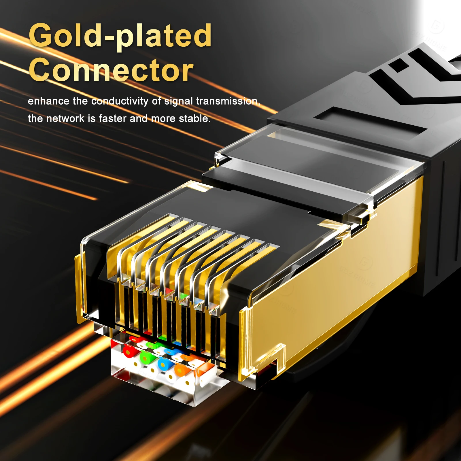 Cable Ethernet CAT8 40Gbps 2000MHz CAT 8 Cable Lan de Internet de red para portátiles PS 5 Router Cable RJ45 - imagen 5