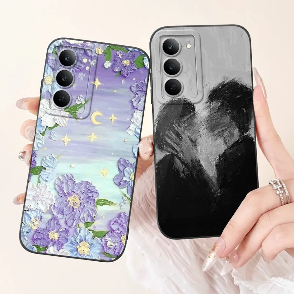 For Realme 14x 5G Case Lovely Graffiti Butterfly Camera Protection Fundas Soft Silicone Cover For Realme14X 5G Shockproof Bumper - imagen 2