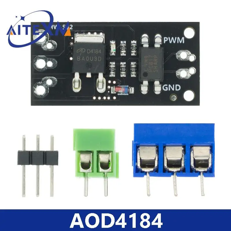 FR120N LR7843 AOD4184 D4184 MOSFET aislado MOS tubo módulo FET relé de repuesto 100V 9.4A 30V 161A 40V 50A módulo de placa - imagen 5