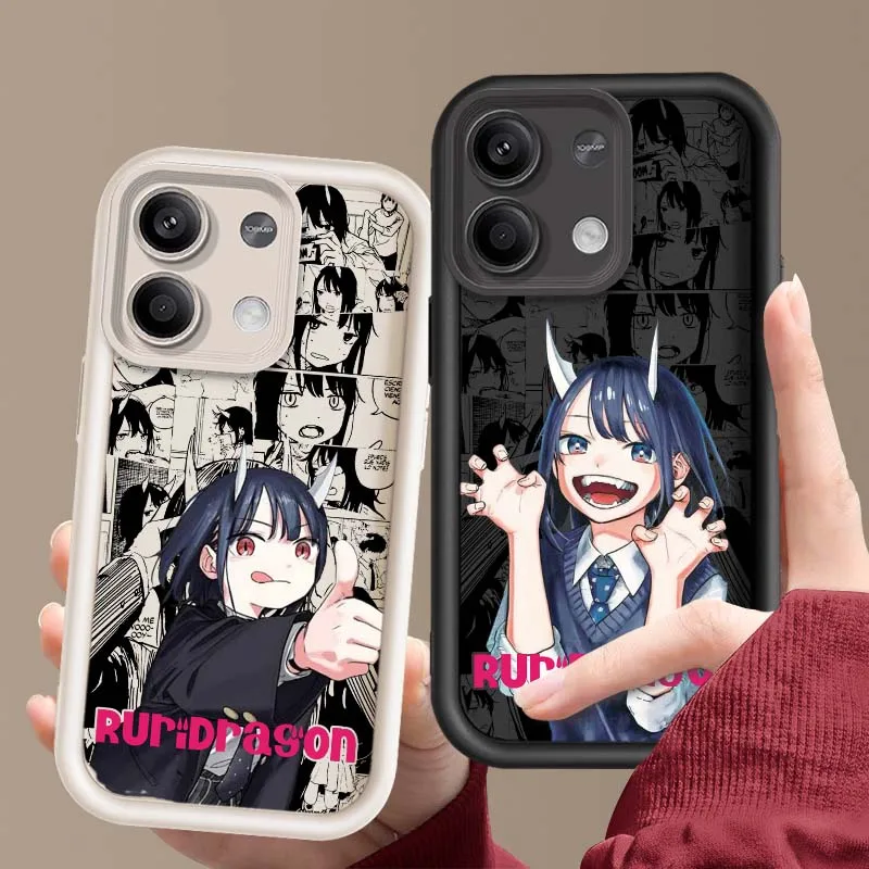 Funda para Teléfono con Diseño de Anime Ruri Dragon para Redmi Note 14 13 12 11 12R 12R 11T Pro Speed Plus 5G Eye Ladder