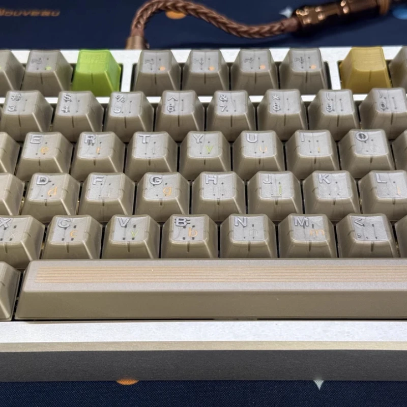 Juego de teclas con tema de ansiedad lineal, teclas PBT ABS Cherry Profile personalizadas originales hechas a mano para accesorios de teclado mecánico - imagen 2