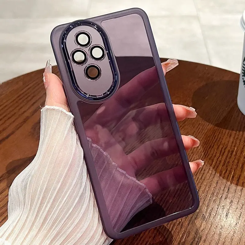 Para Honor 200 lite funda Honor 200 Pro funda de teléfono Honor 200 fundas Honor 200lite Protector de cámara de silicona transparente cubierta de lente - imagen 4