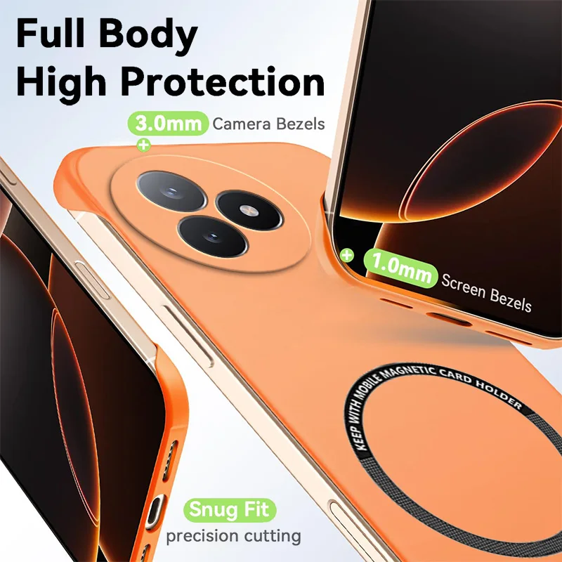 Funda magnética delgada para Redmi K80 Ultra K80Ultra sin marco, fundas duras ligeras mate antiarañazos, armadura a prueba de golpes sin bordes - imagen 4