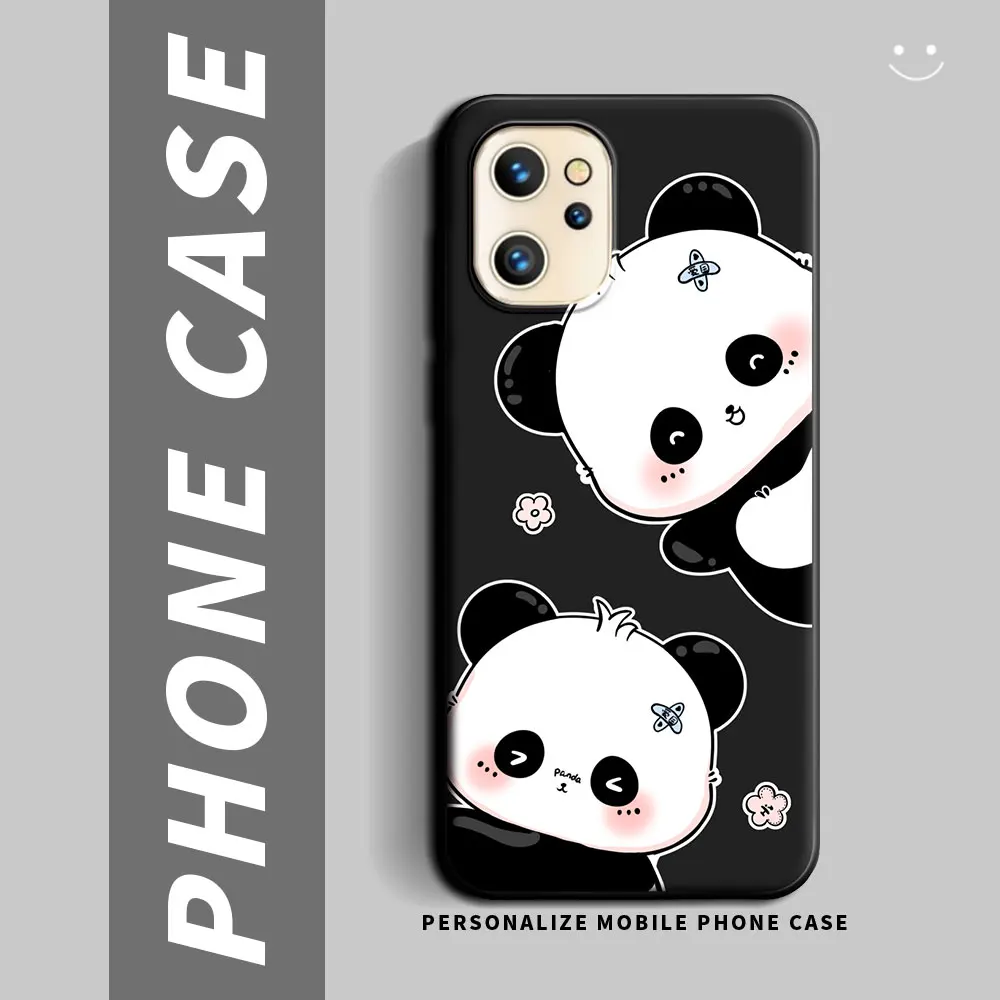 Funda de silicona suave para Umidigi A13 Pro A13S, carcasa trasera de dibujos animados, Panda, flor, pareja, a prueba de golpes - imagen 3