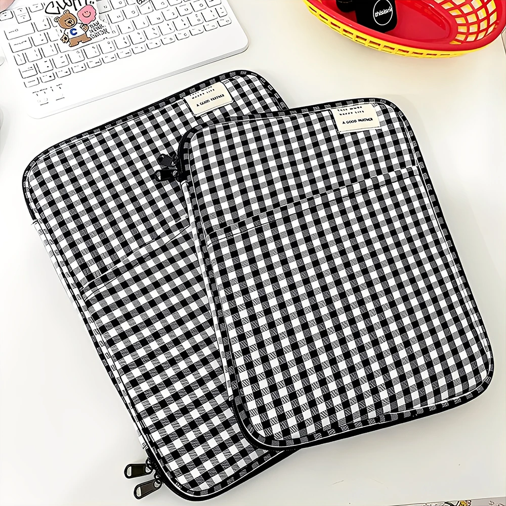 Funda para tableta de 11-13 pulgadas para iPad Pro, Samsung, Xiaomi, funda para portátil, Estuche de transporte con bolsillo y bolsillo - imagen 4