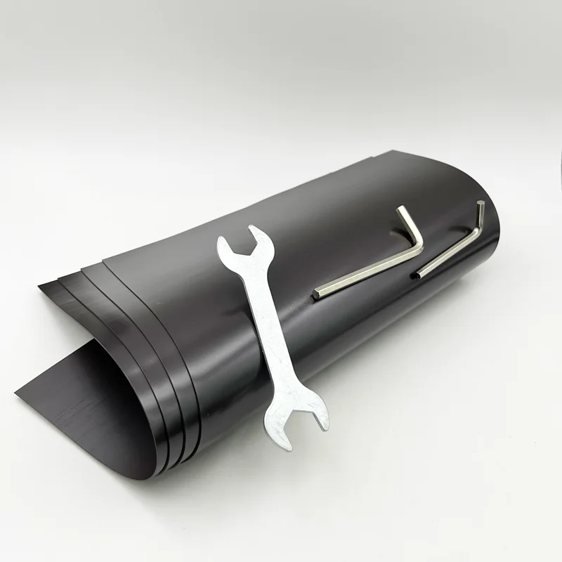 Espesor 1,5/1,0/ 0,5mm A4 hoja magnética cuadrada suave estera magnética refrigerador foto imagen troquel de corte artesanía imanes de un lado - imagen 3