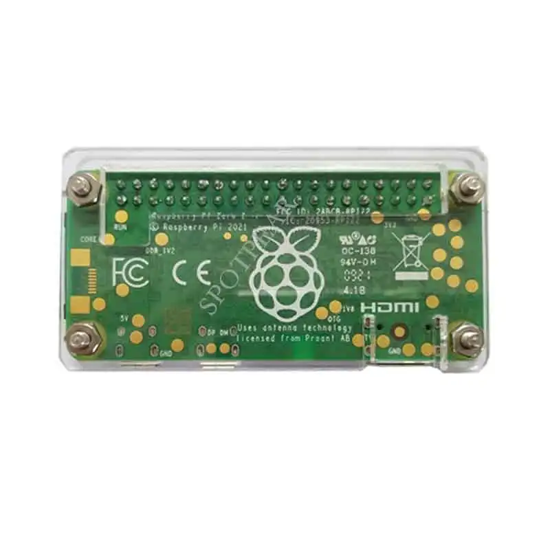 Placa de desarrollo Raspberry Pi Zero 2 W PI0 2W con funda Bluetooth BLE/WiFi 1GHz CPU 512MB RAM MINI HDMI 40PIN GPIO juego DIY - imagen 3