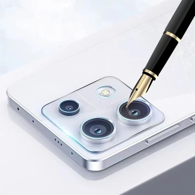 Para Xiaomi Redmi 15C 4G 5G 3D lente de cámara Protector de cubierta trasera vidrio templado para Redmi 15C protectores de cámara cubierta de película - imagen 3