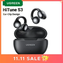 UGREEN Auriculares inalámbricos con clip de oreja abierta Auriculares deportivos Bluetooth Auriculares con micrófono con ganchos para la oreja y gancho para la oreja
