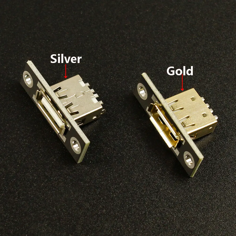 2-10 Uds. Cable de interfaz de Panel de pieza de fijación de cabeza hembra USB Deflector de orejas de cabeza hembra 2,0 Cable de carga de datos