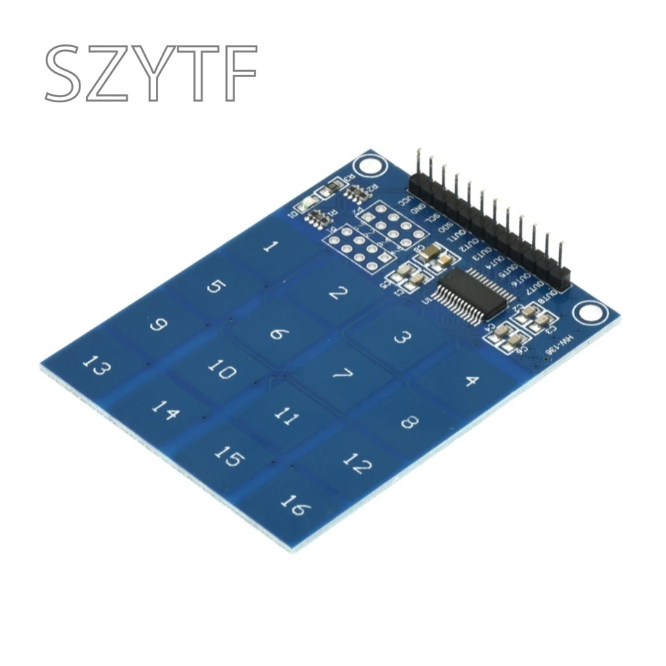 Módulo táctil TTP229 de 16 canales, interruptor táctil capacitivo, módulo sensor táctil digital - imagen 3