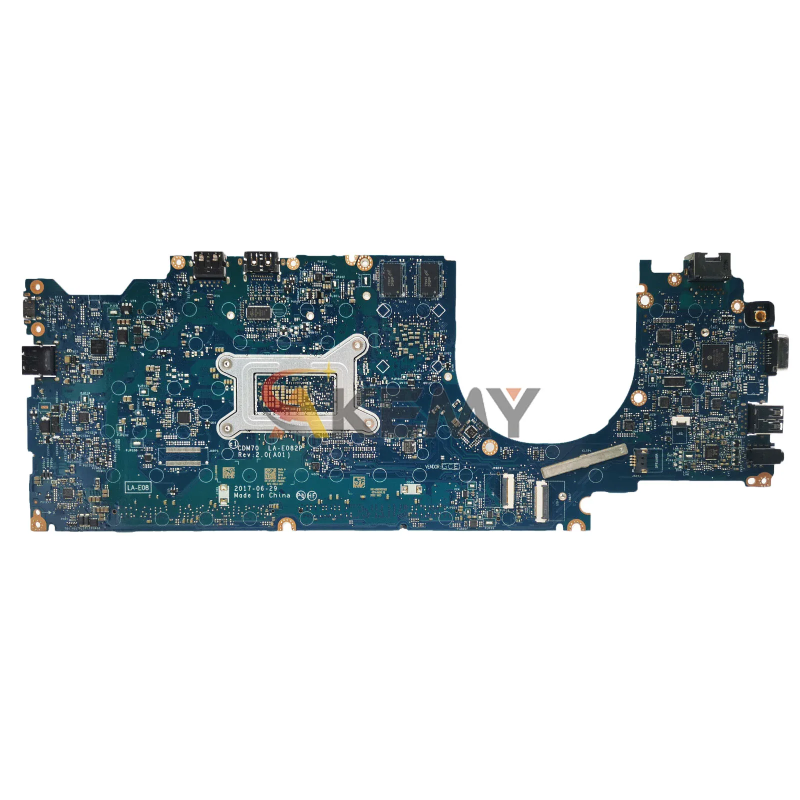 Para DELL Latitude E5480 5480 placa base para portátil LA-E082P con i5 i7-6th/7th Gen CPU V2G CN-0YYRGW 0XDPDM 0X0M92 100% probado OK - imagen 2
