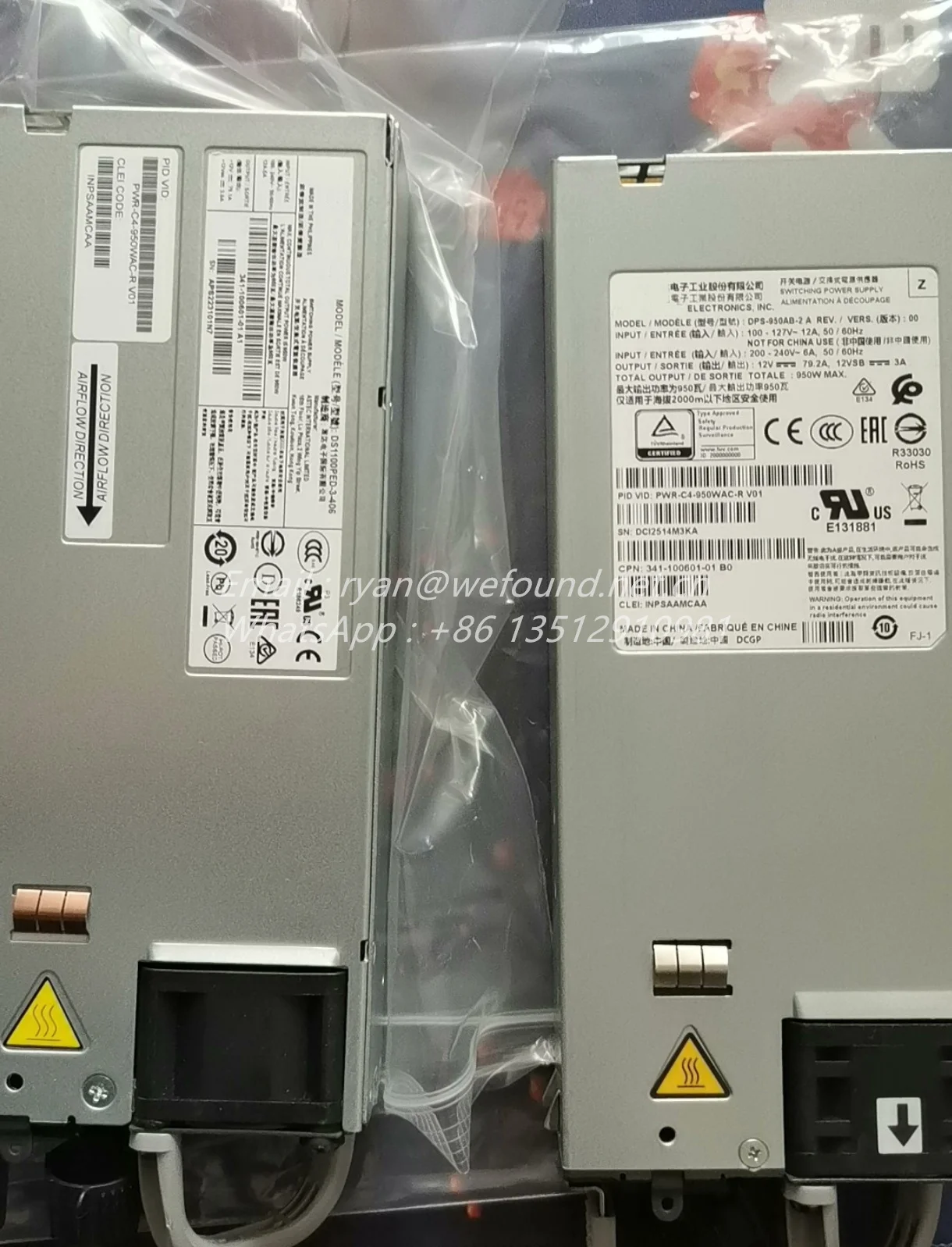 PWR-C4-950WAC-R para fuente de alimentación, interruptores de serie 9500, CISCO Catalyst - imagen 4