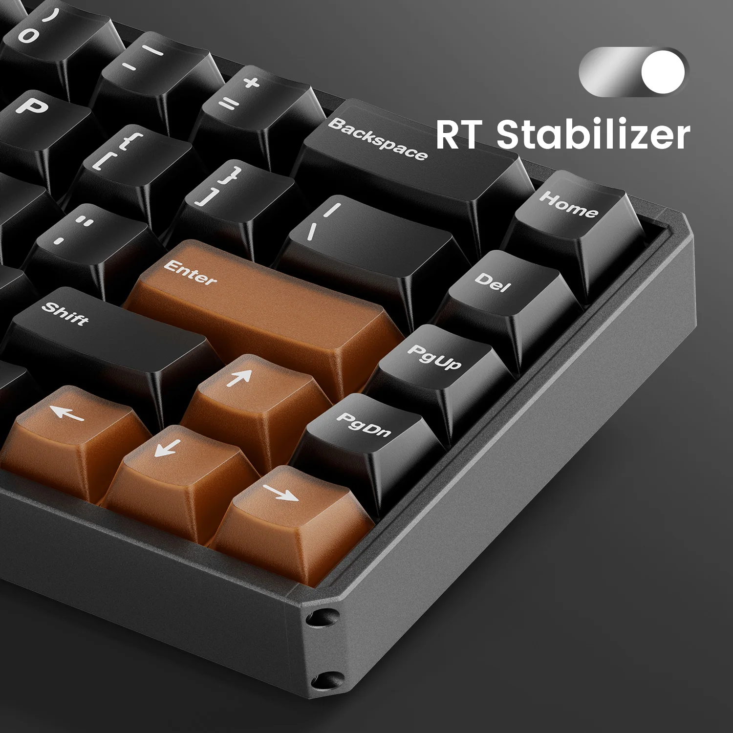 Akko MOD68 interruptor magnético HE Keybaord aluminio CNC 65% RT0.005mm 8K tasa de orolling ARGB Gaming junta de teclado mecánico personalizado - imagen 5