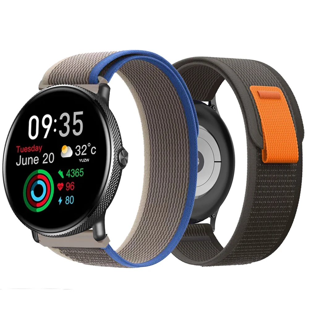 Bucle de nailon de 22mm para Zeblaze GTR 3 Pro, pulsera suave para Zeblaze Vibe 7/Stratos3 2/Btalk3/GTR/GTS Pro, accesorios - imagen 2