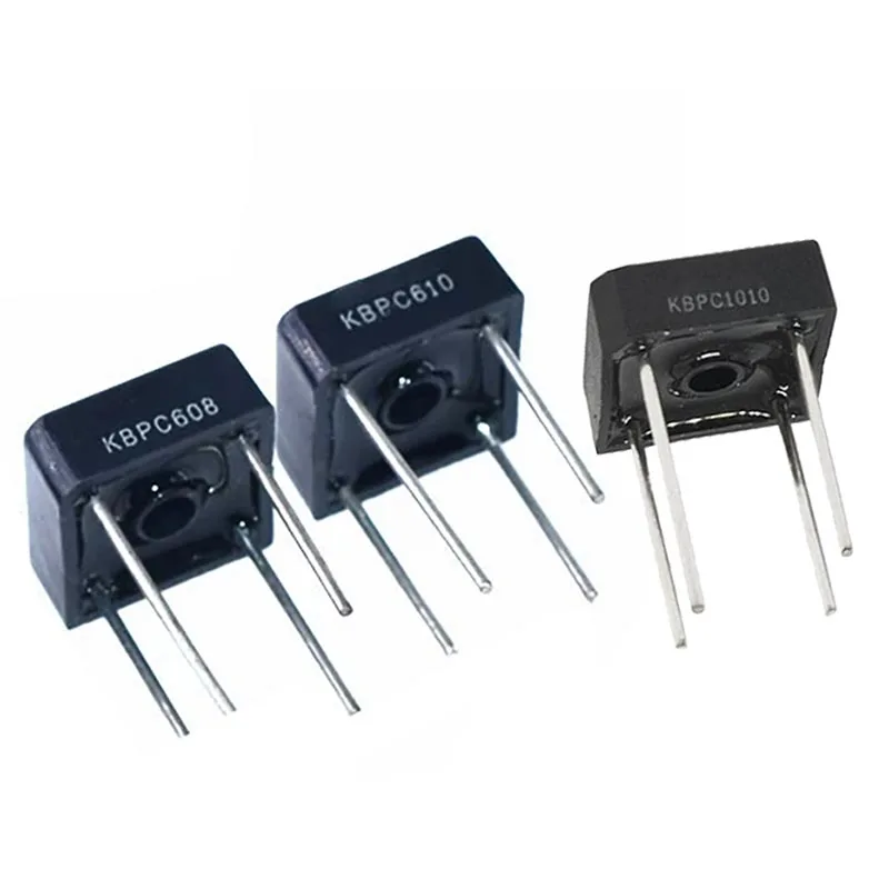 10 Uds KBPC608 KBPC610 KBPC1010 diodo rectificador de puente 1000V 800V 10A 6A juego de rectificadores de puentes de componentes electrónicos - imagen 4