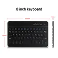 8 in black keyboard