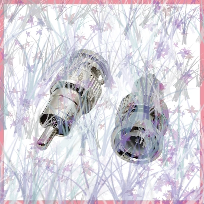 Adaptador de conector macho BNC a RCA para cámara de vigilancia CCTV, divisor Balun de vídeo, sistema de seguridad B6, 2/5/10 Uds. - imagen 4