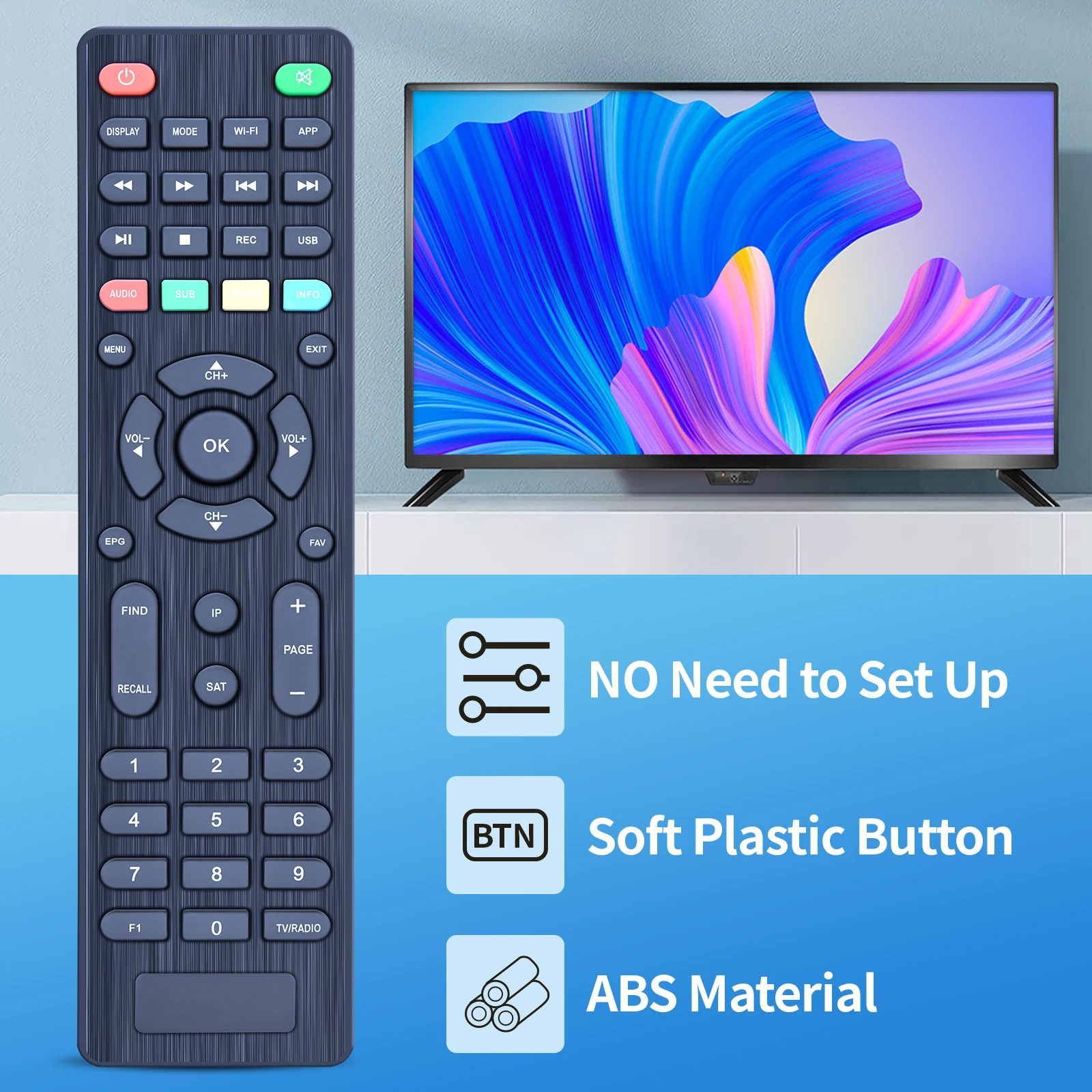 Nuevo Control remoto para STARSAT SR-4070HD SR-4080HD SR-4090HD tv box - imagen 3