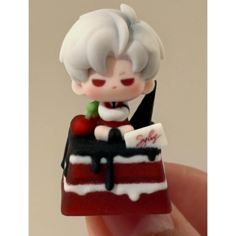 Teclas con tema de amor y espacio profundo, resina 3d, RAFAYEL/SYLUS/XAVIER/ZAYNE, bonitas teclas personalizadas 1U para accesorios de teclado mecánico - imagen 4