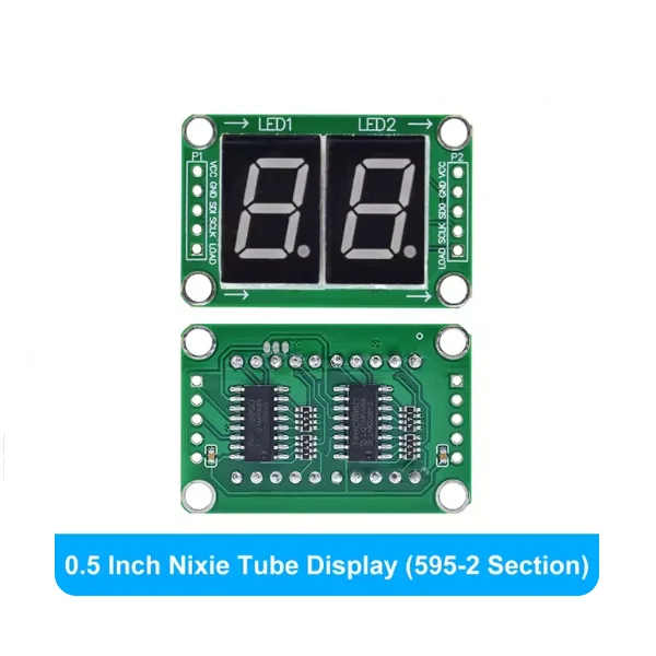 74HC595 unidad estática 2 módulo de pantalla de tubo digital se puede conectar en serie 0,5 pulgadas 2 bits 3 bits 4 bits rojo de alto brillo - imagen 4