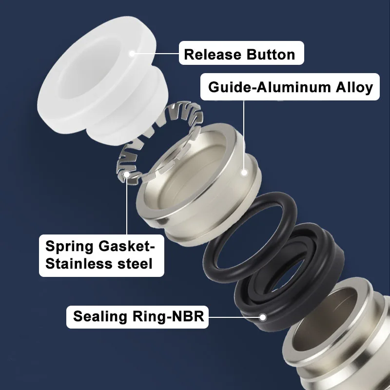 Válvula de retención neumática SPC/VPC4/6/8/10/12-M5/01/02/03 válvula de retención de inducción neumática roscada recta a través del conector rápido - imagen 4