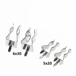 Clip de Fusible Cobre 5x20mm / 6x30mm – Abrazadera Portafusibles