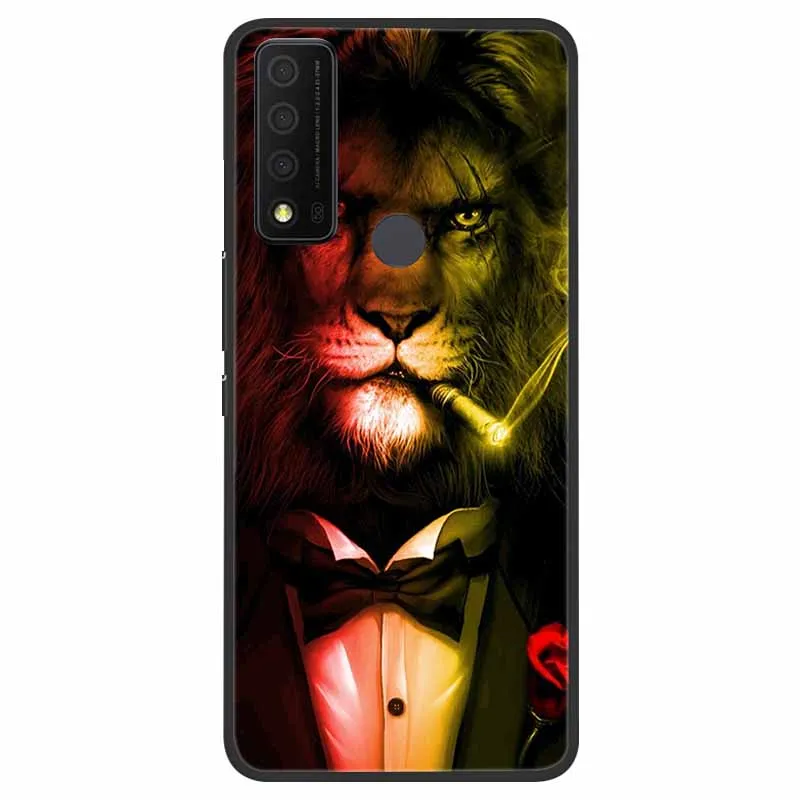 Para TCL 30 XE 5G Funda de mármol gato Funda trasera de silicona suave para TCL 30 XL 30V 5G Funda de teléfono TCL30 XE T767W 30XE 5G Coque Funda Bolsa - imagen 2
