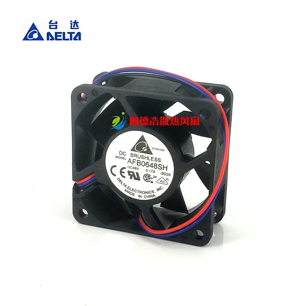 Para Delta AFB0648SH S47L ventilador de refrigeración de servidor DC 48V 0.12A 60x60x25mm 3 cables - imagen 3